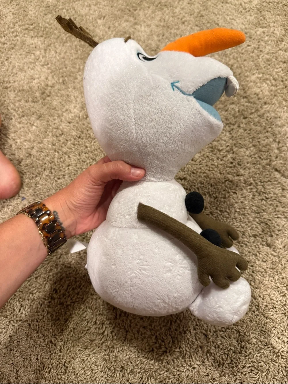 Disney Frozen Plush Bundle Sven Anna Olaf Stuffed Animals Large Lot of 3